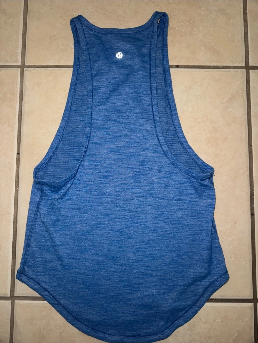Lululemon • Sweat Date Tank Heathered Lakeside Blue Size 2